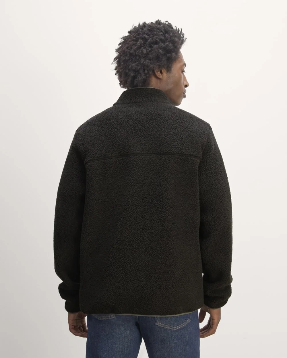 The Teddy Quarter-Zip Fleece | Black (6)