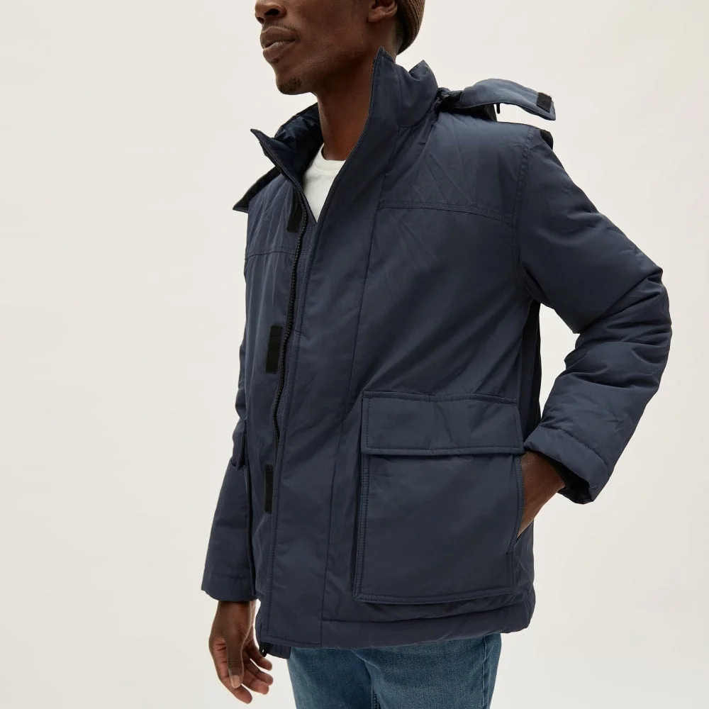 The ReNew Short Parka | India Ink (3)
