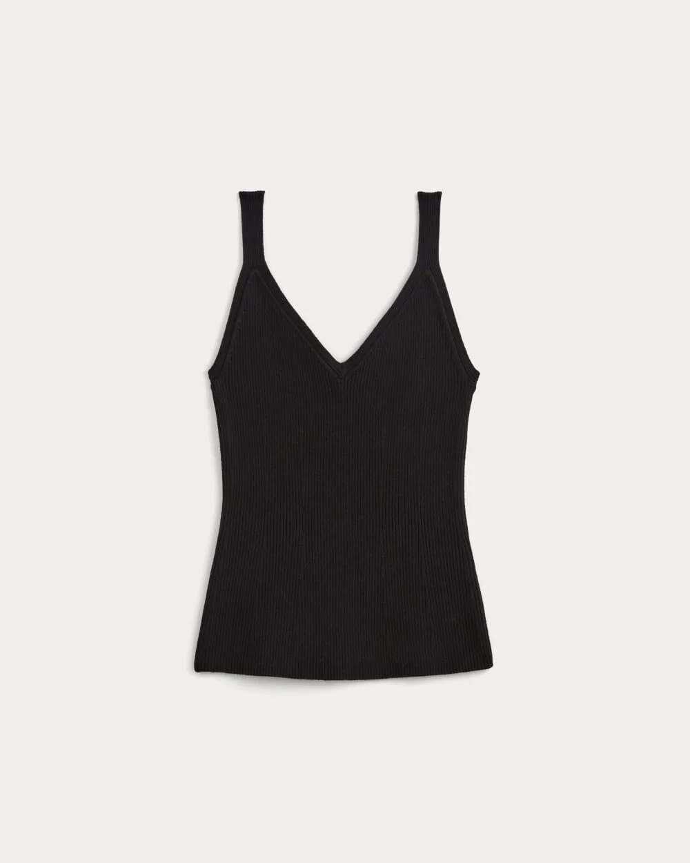 The Fine Knit Cami | Black (2)