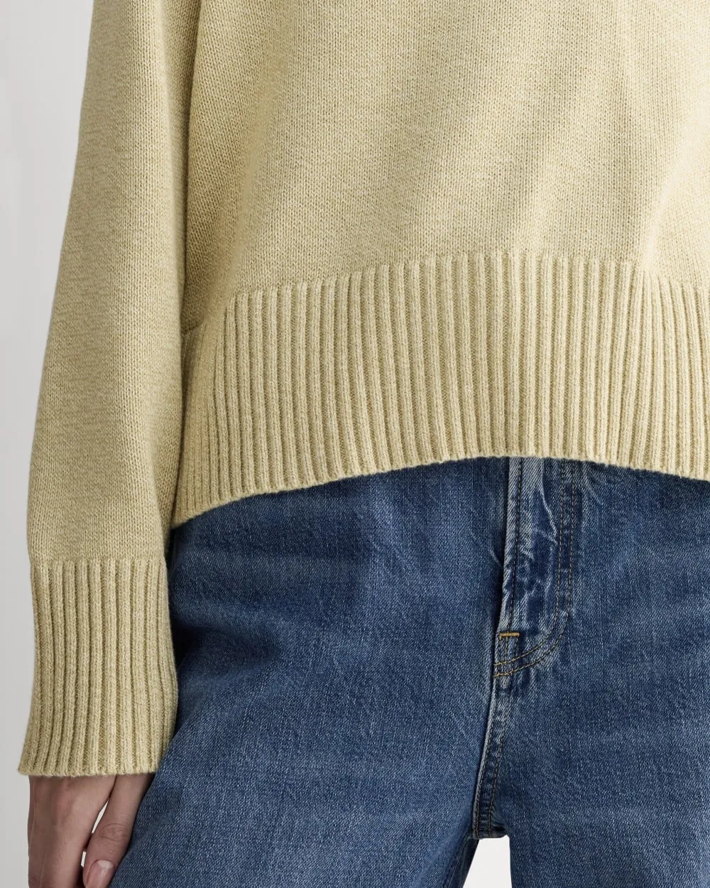 The Boxy Polo in Everyday Cotton | Mojave Desert / Natural (2)