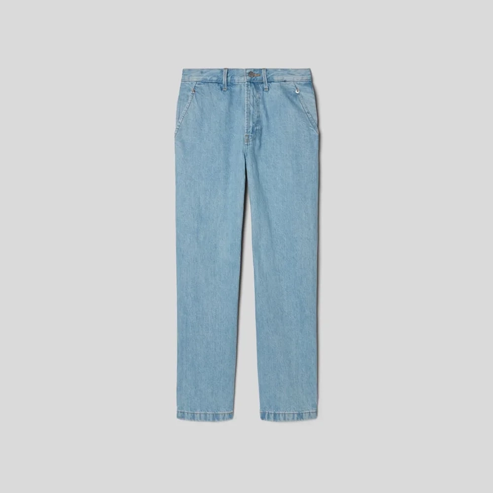 The Cinch Back Utility Jean | Sunkissed Blue (2)