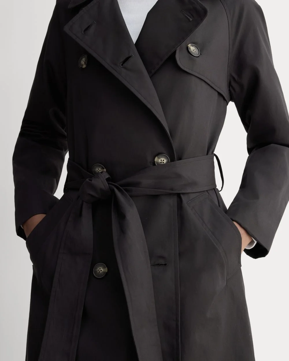 The Modern Trench Coat | Black (4)