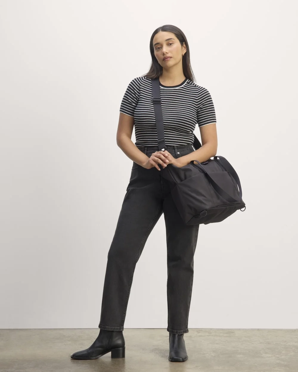 The ReNew Transit 3-Way Tote | Black (4)