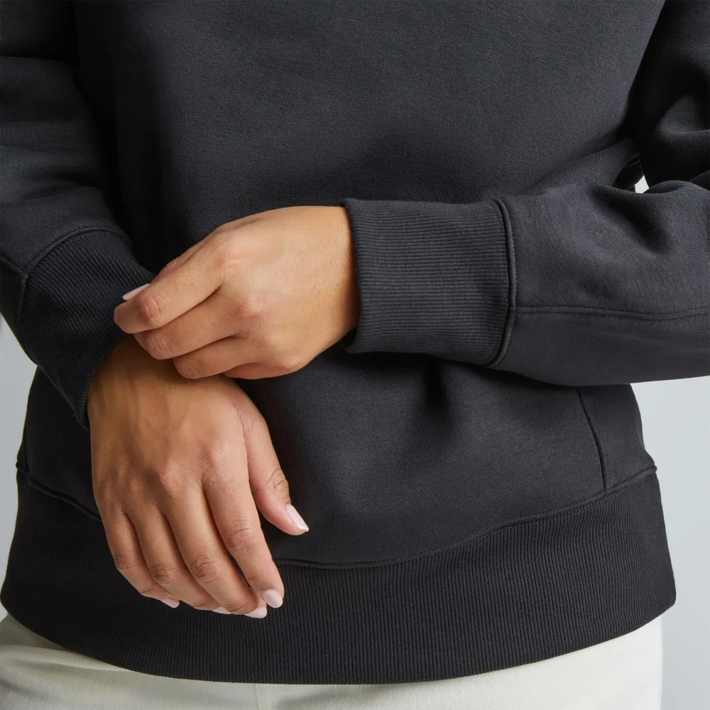 The ReTrack Oversized Crew | Black (4)