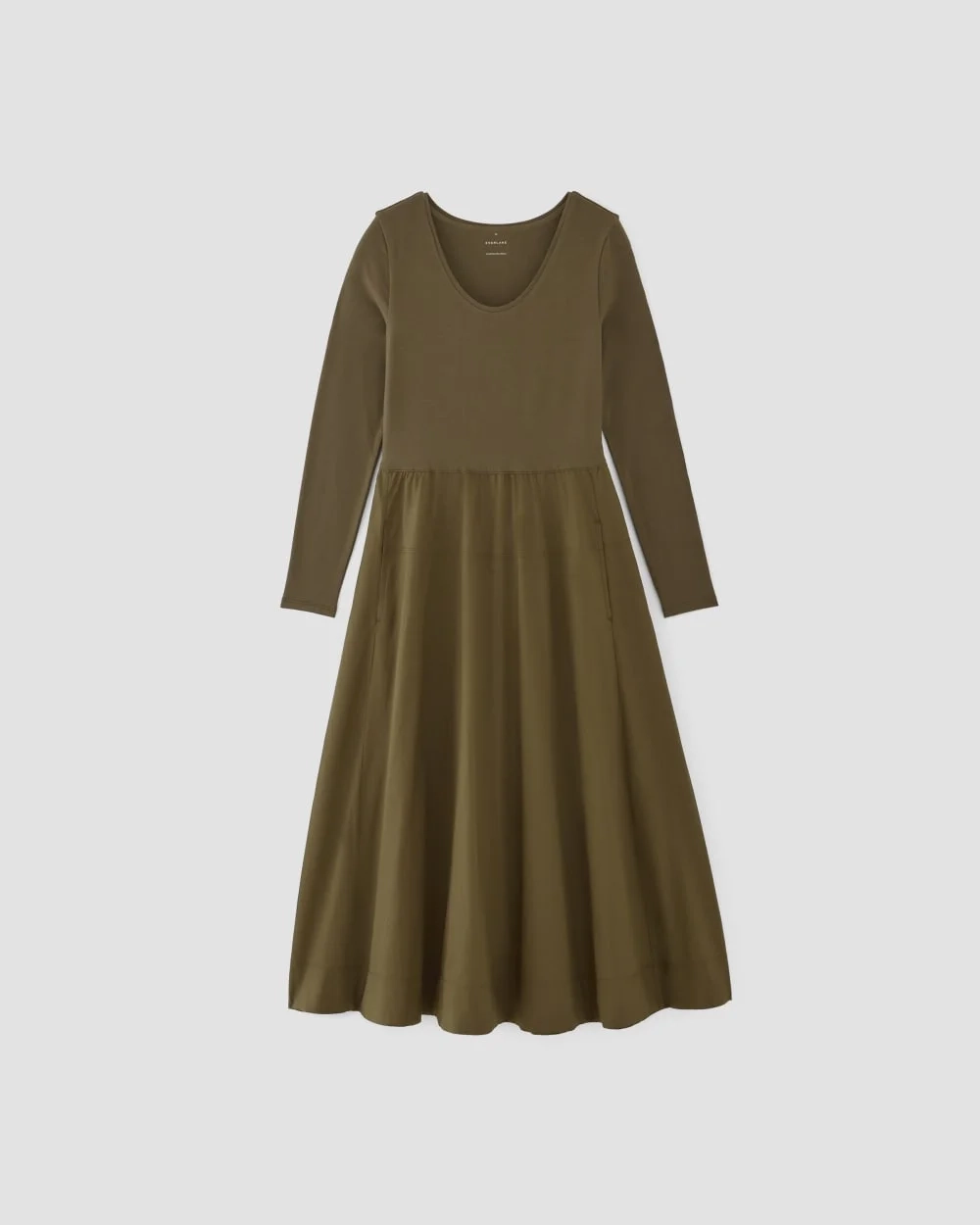 The Long-Sleeve Riviera Dress | Beech (2)