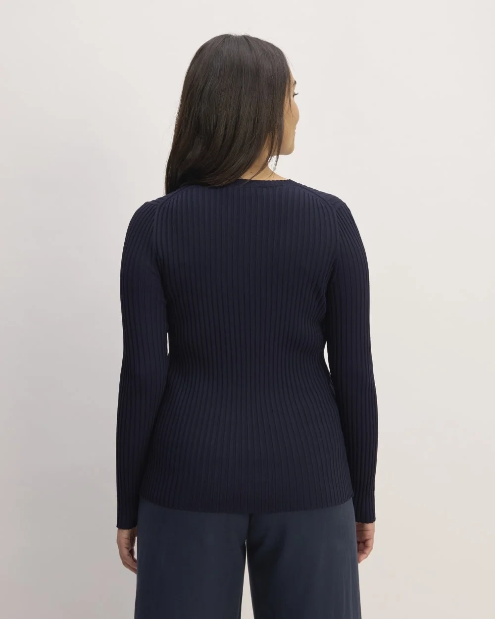 The Viscose Knit Crew | Navy (3)
