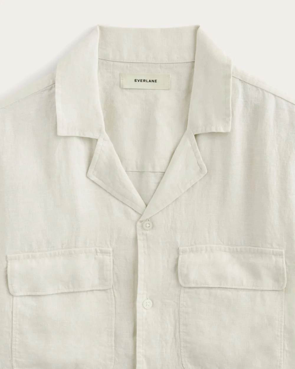 The Resort Shirt in Linen | Natural Chambray (2)