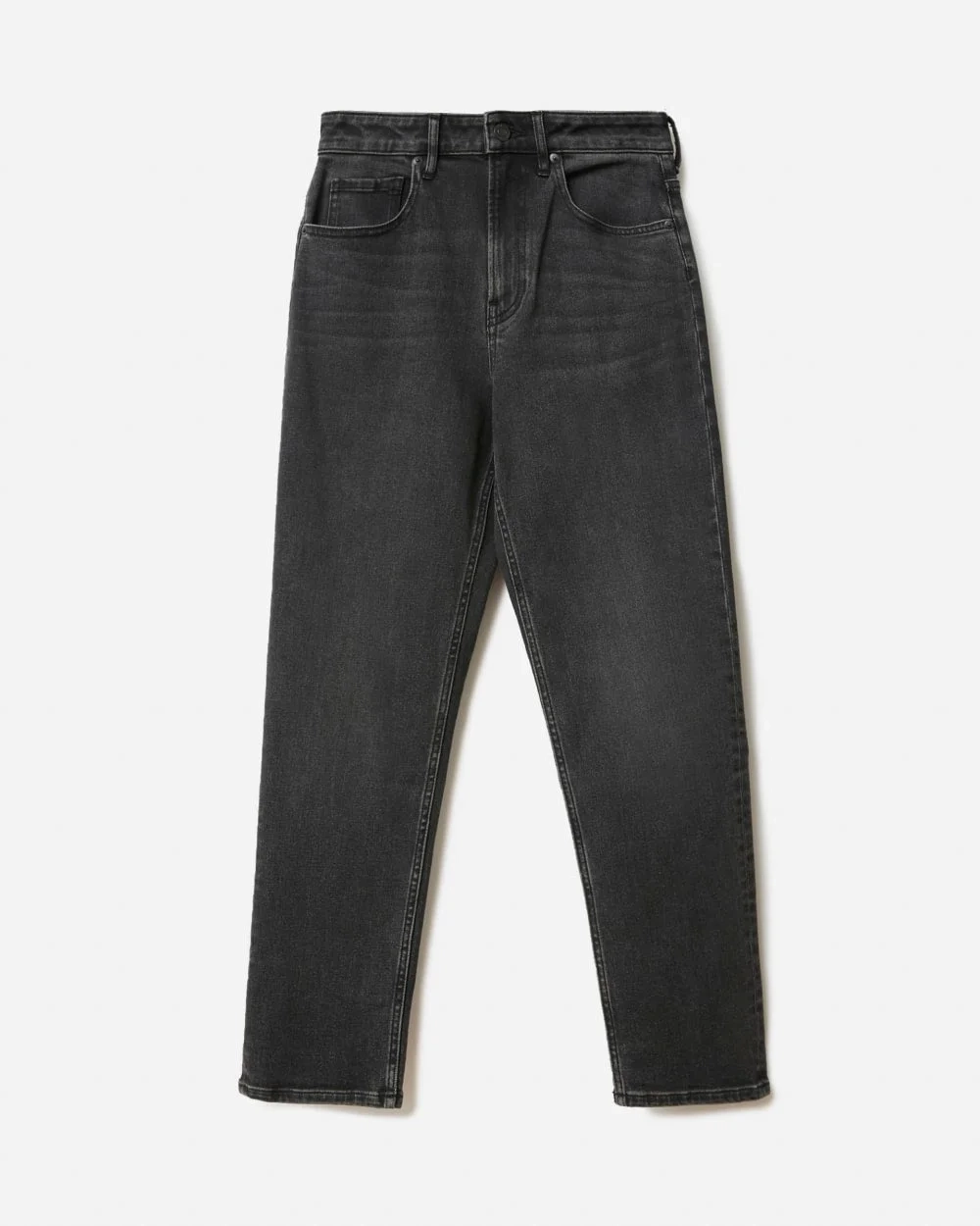 The Curvy Cheeky® Straight Jean | Washed Black | 26.5" Inseam (4)