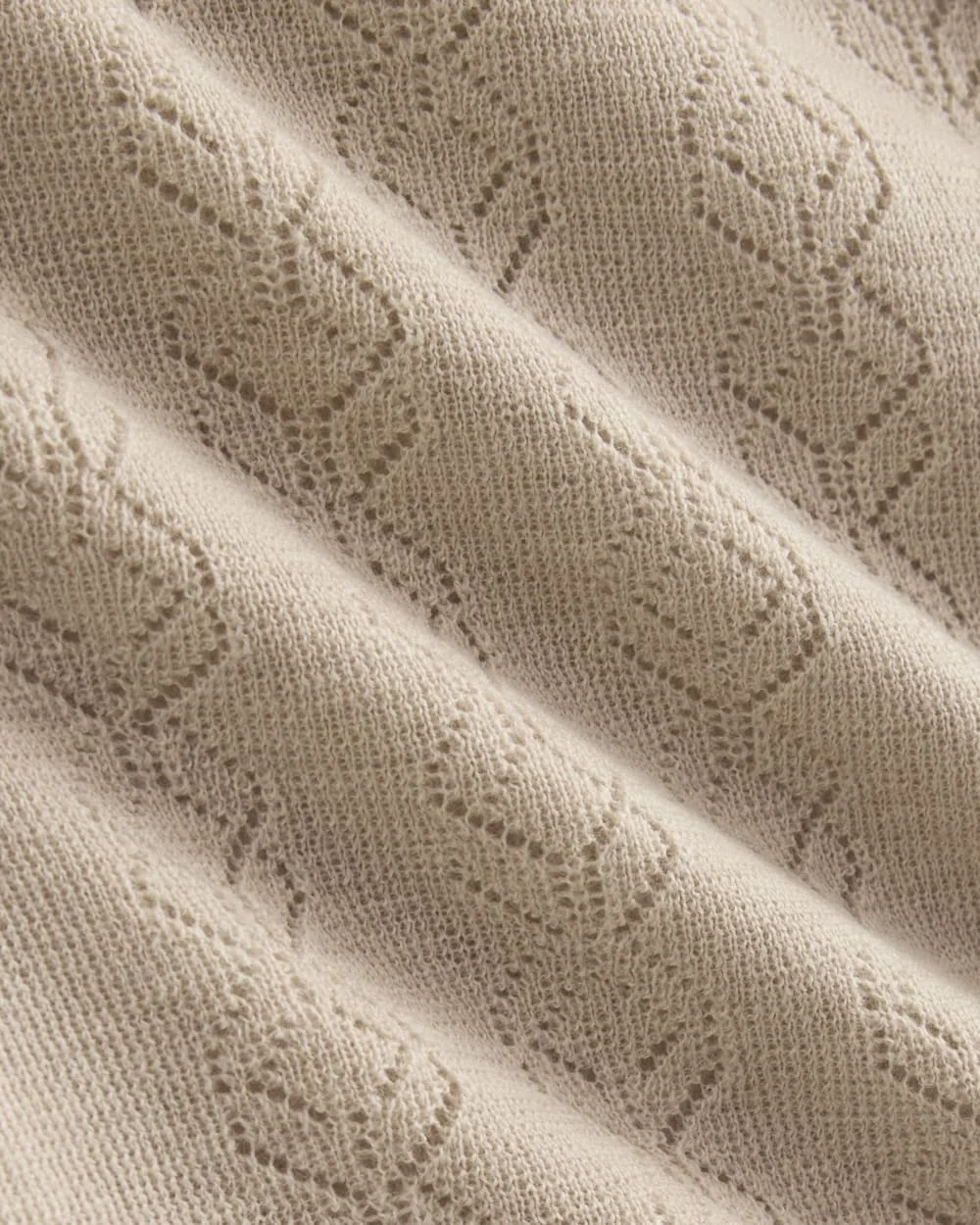 The Pointelle Racerback Tank in Ultrafine Merino | Pale Blush (3)