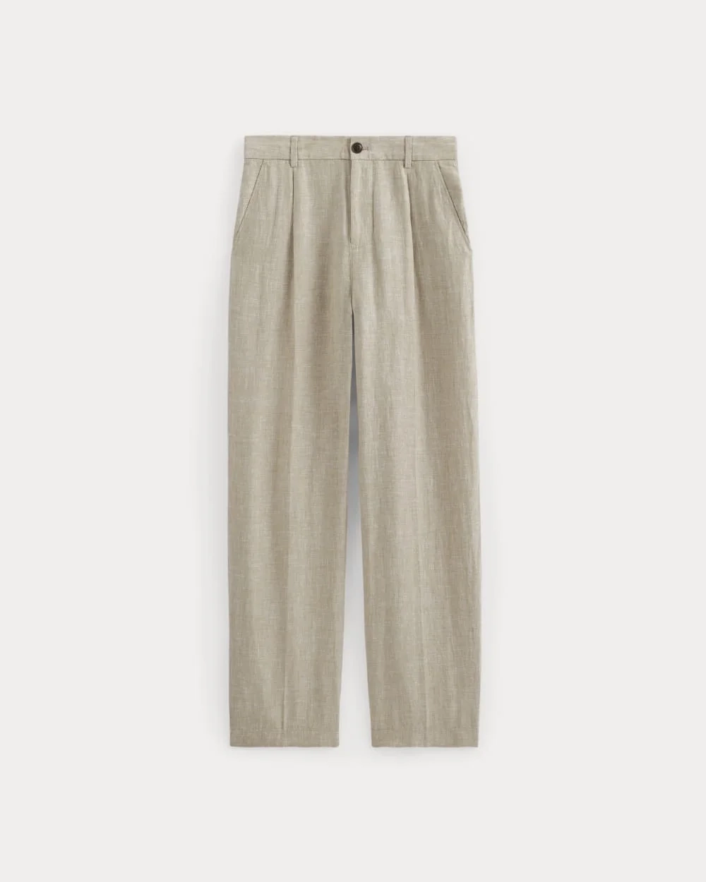 The Linen Pleated Trouser | Cornstalk Chambray (4)