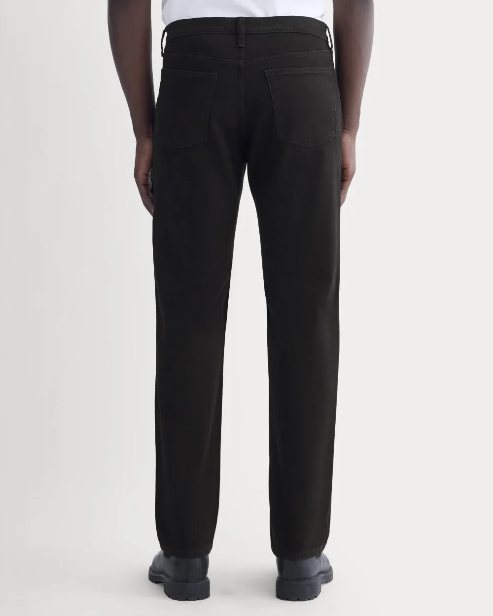The Organic Cotton Straight-Leg Jean |  Black (2)