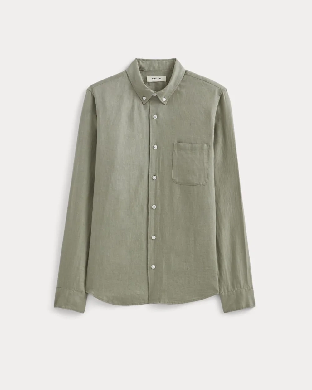 The Classic Shirt in Linen | Sage Green (4)