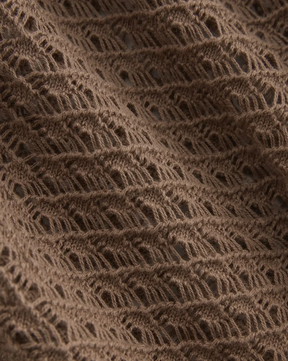 The Lace Knit Cardigan | Mocha (3)