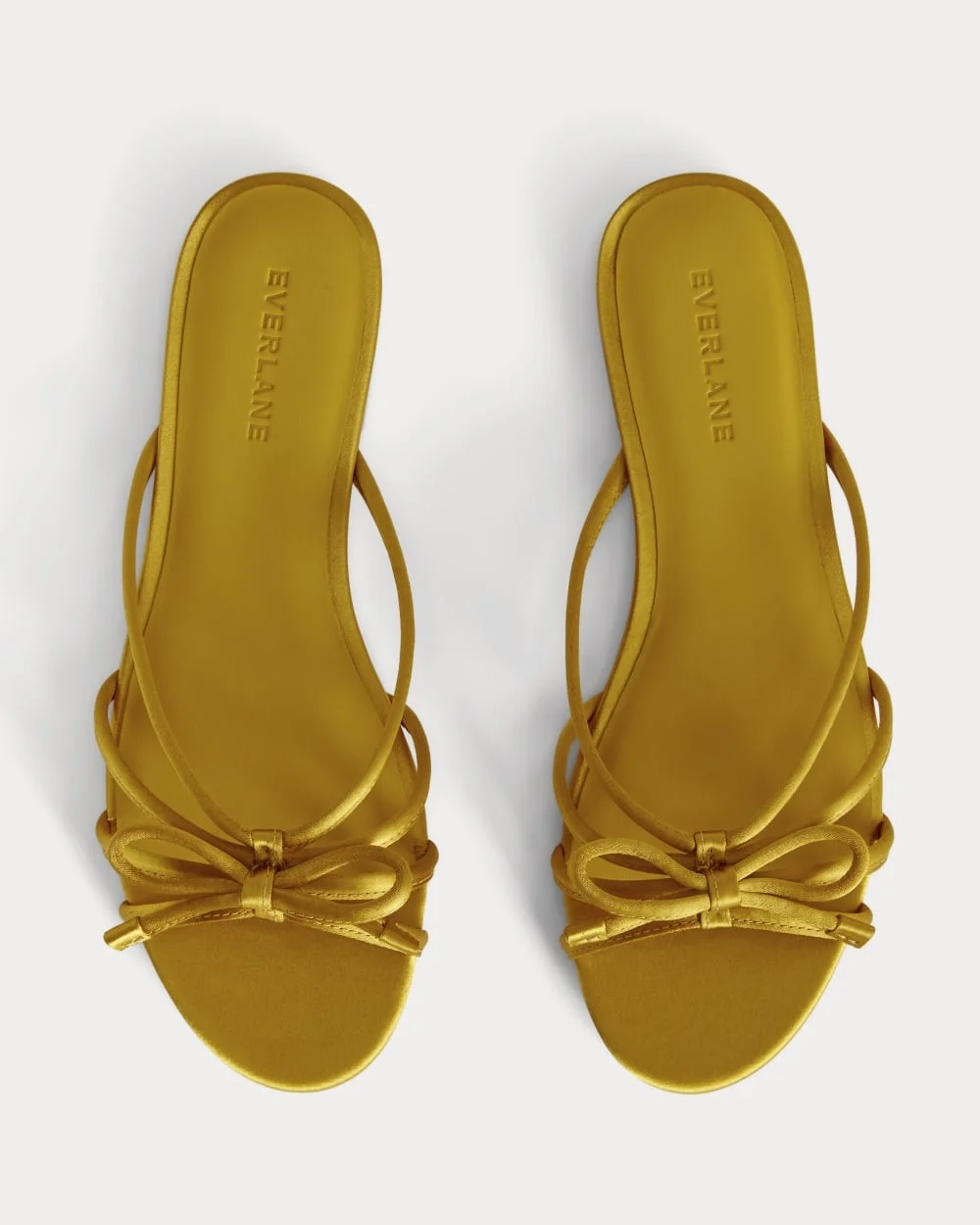 The Bow Sandal | Golden Sun Satin (3)