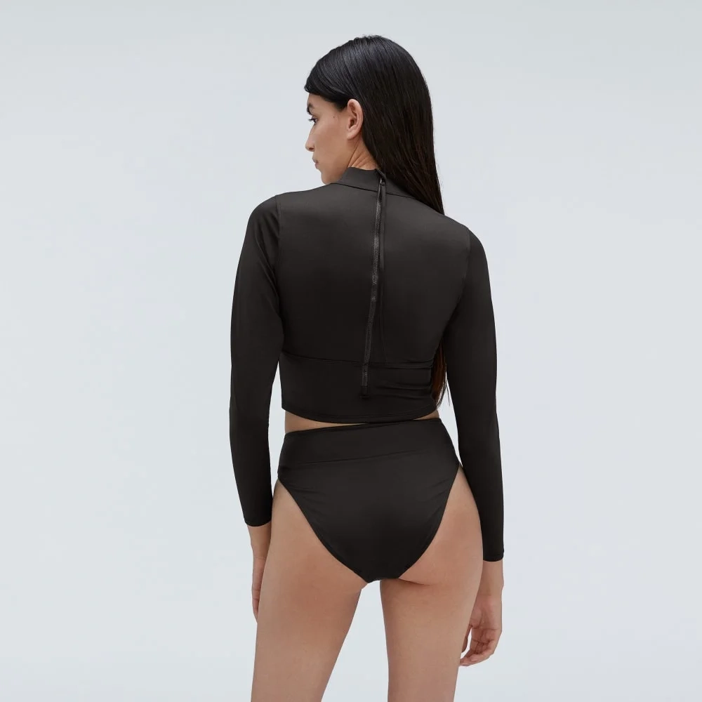 The Long Sleeve Rash Guard | Black (5)