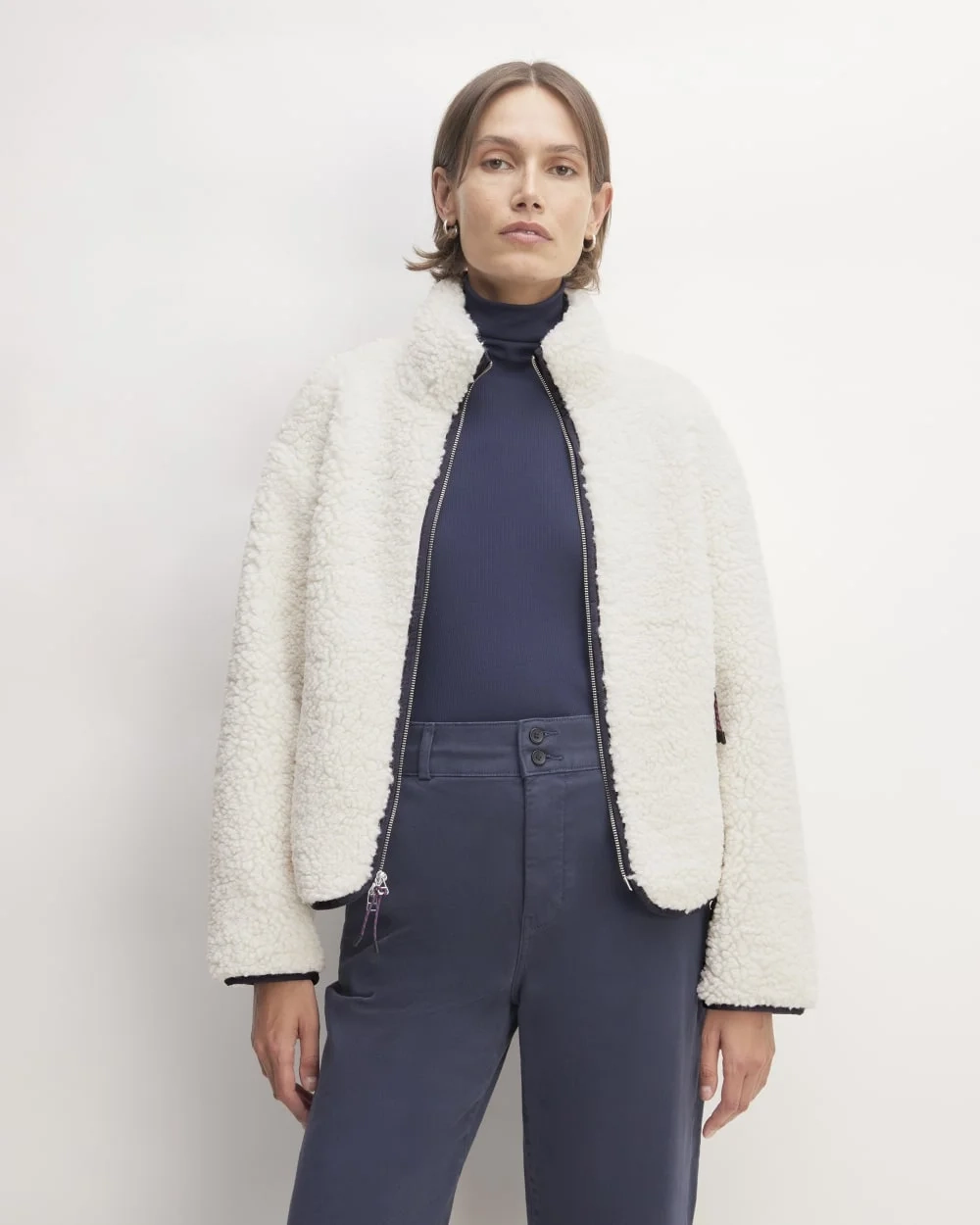 The ReNew Fleece Full Zip | Bone