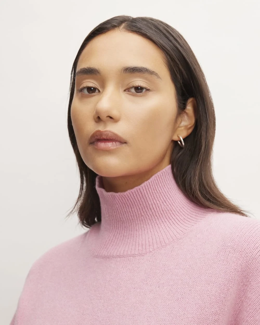 The Cashmere Oversized Turtleneck | Bubblegum (3)