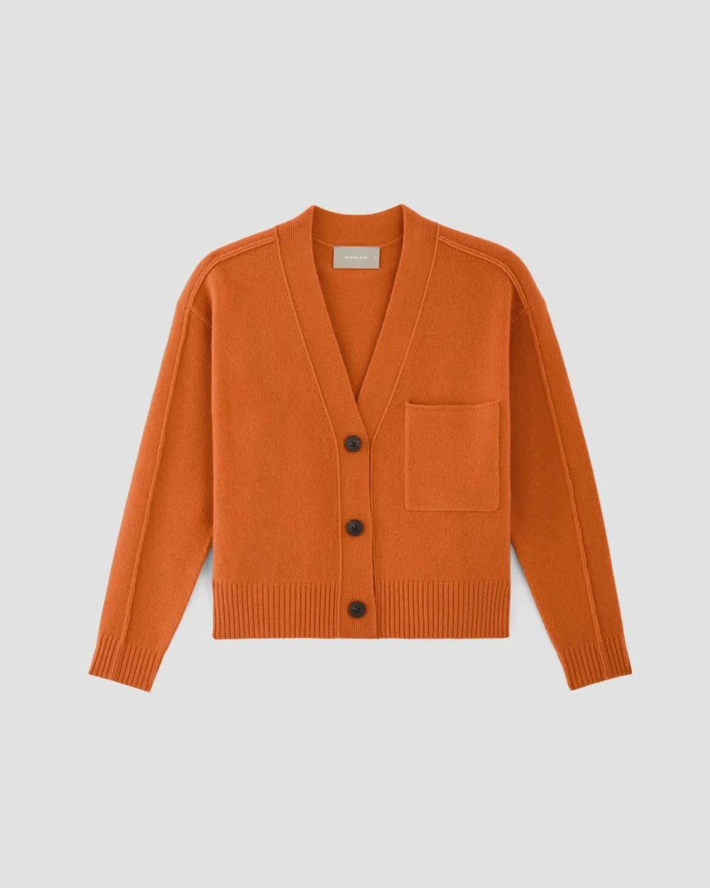 The Good Merino Wool Cardigan | Orange (5)