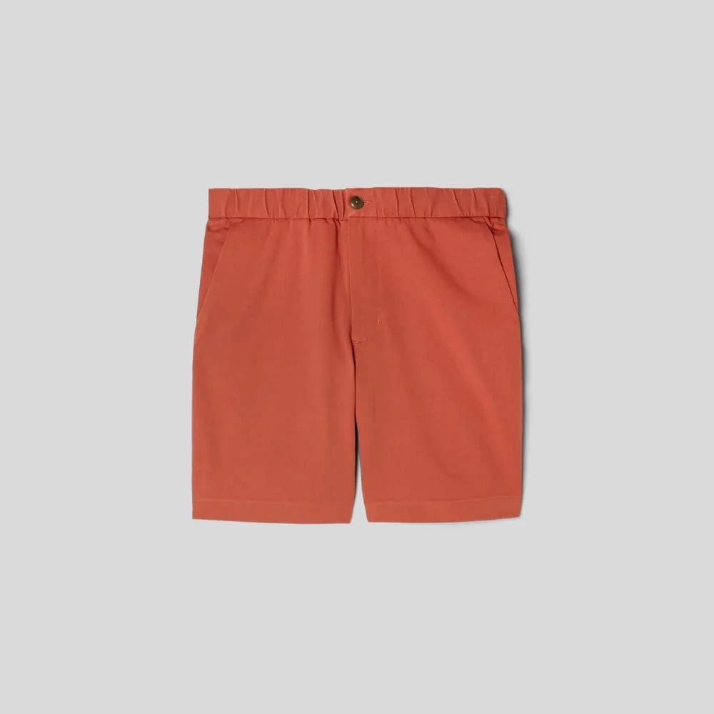 The Pull-On Performance Chino Short | Redwood (4)