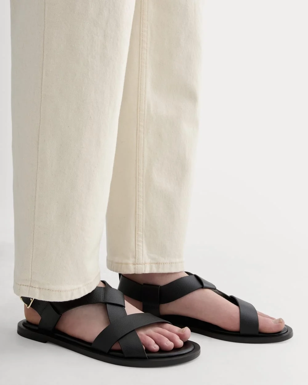 The City Strap Sandal |  Black (3)