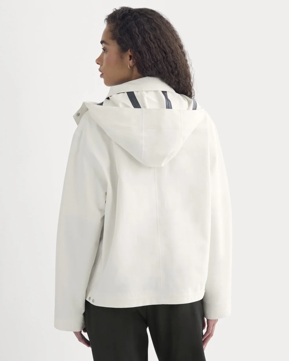 Re:Cycled Nylon Barrel Jacket | Bone (3)