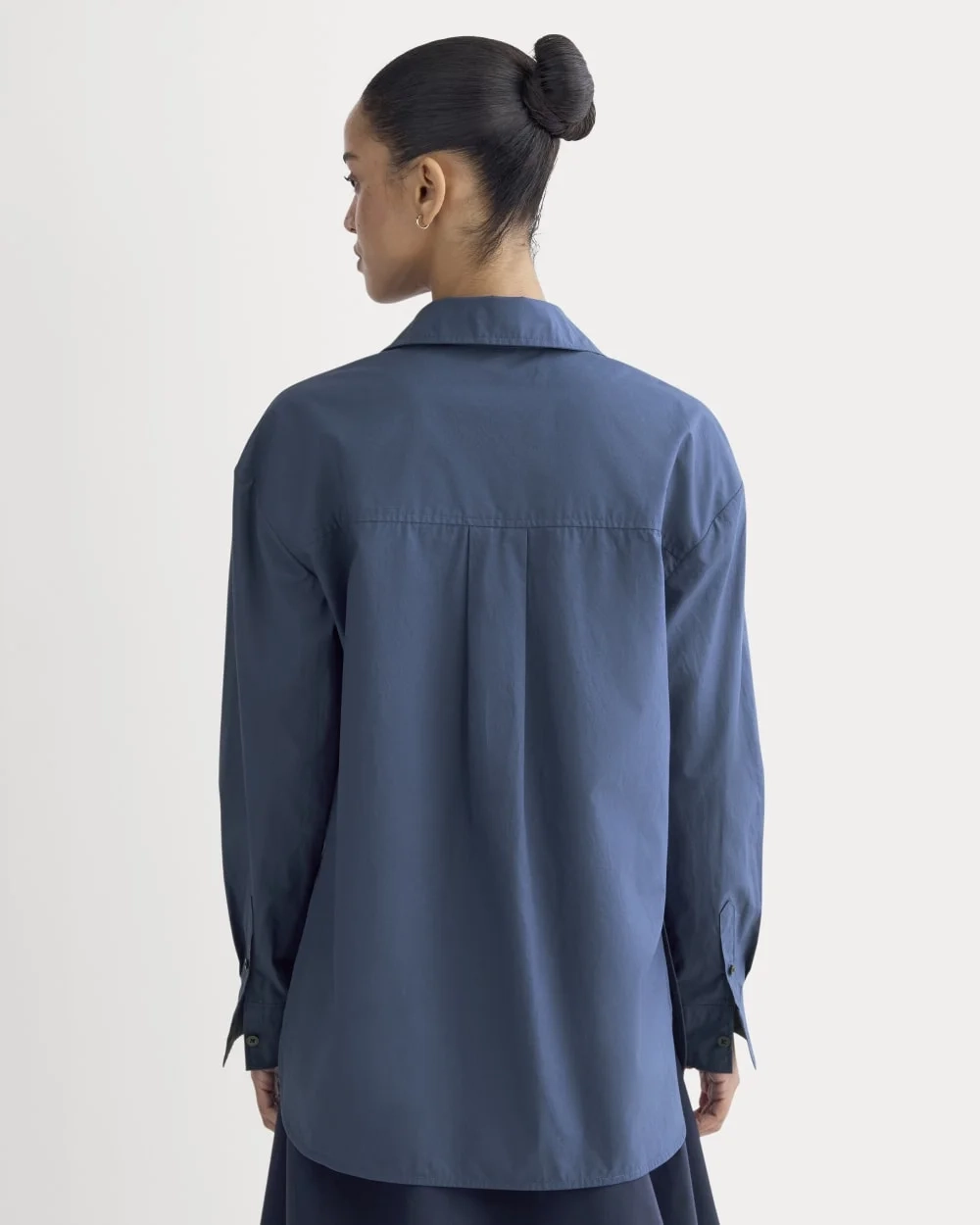 The Boyfriend Shirt in Ultrasoft Cotton | Deep Lazuli Blue (2)
