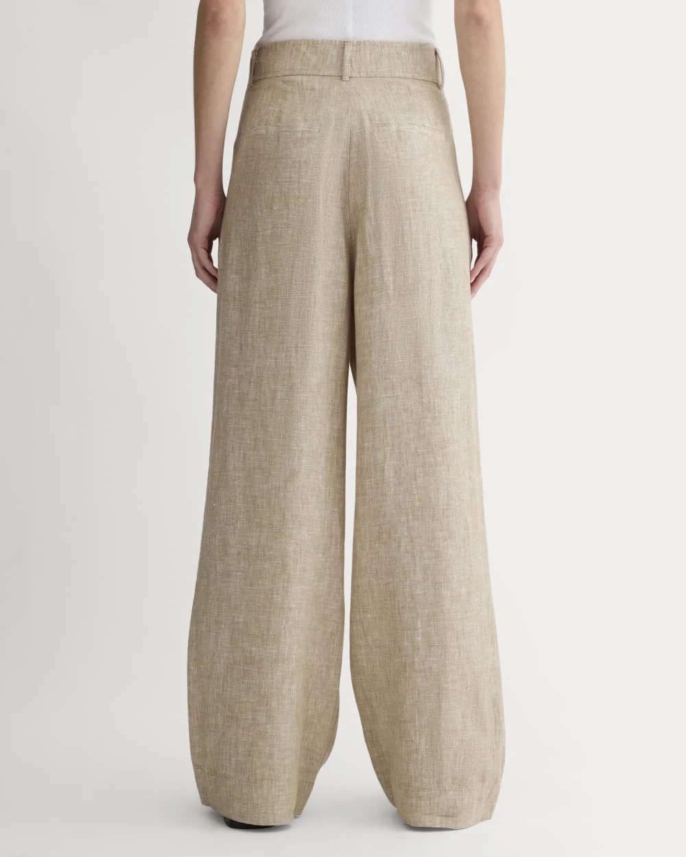 The Linen Way-High® Drape Pant  | Cornstalk Chambray (4)