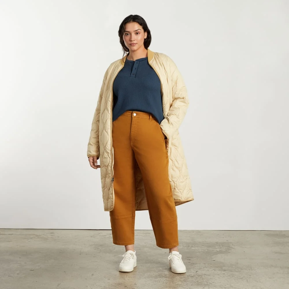 The Organic Cotton Waffle Henley | Atlantic (2)