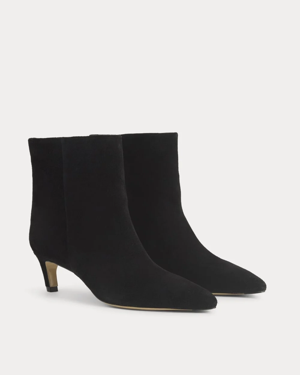 Studio Kitten Heel Bootie | Black Suede (3)
