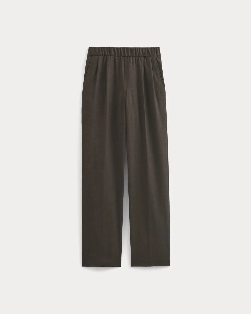 Pleated Trouser in Tailor Twill | Heathered Fudge (5)