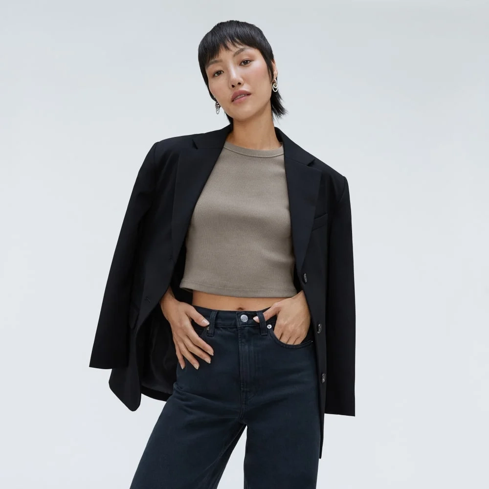 The ’90s Rib Tee | Clay (2)
