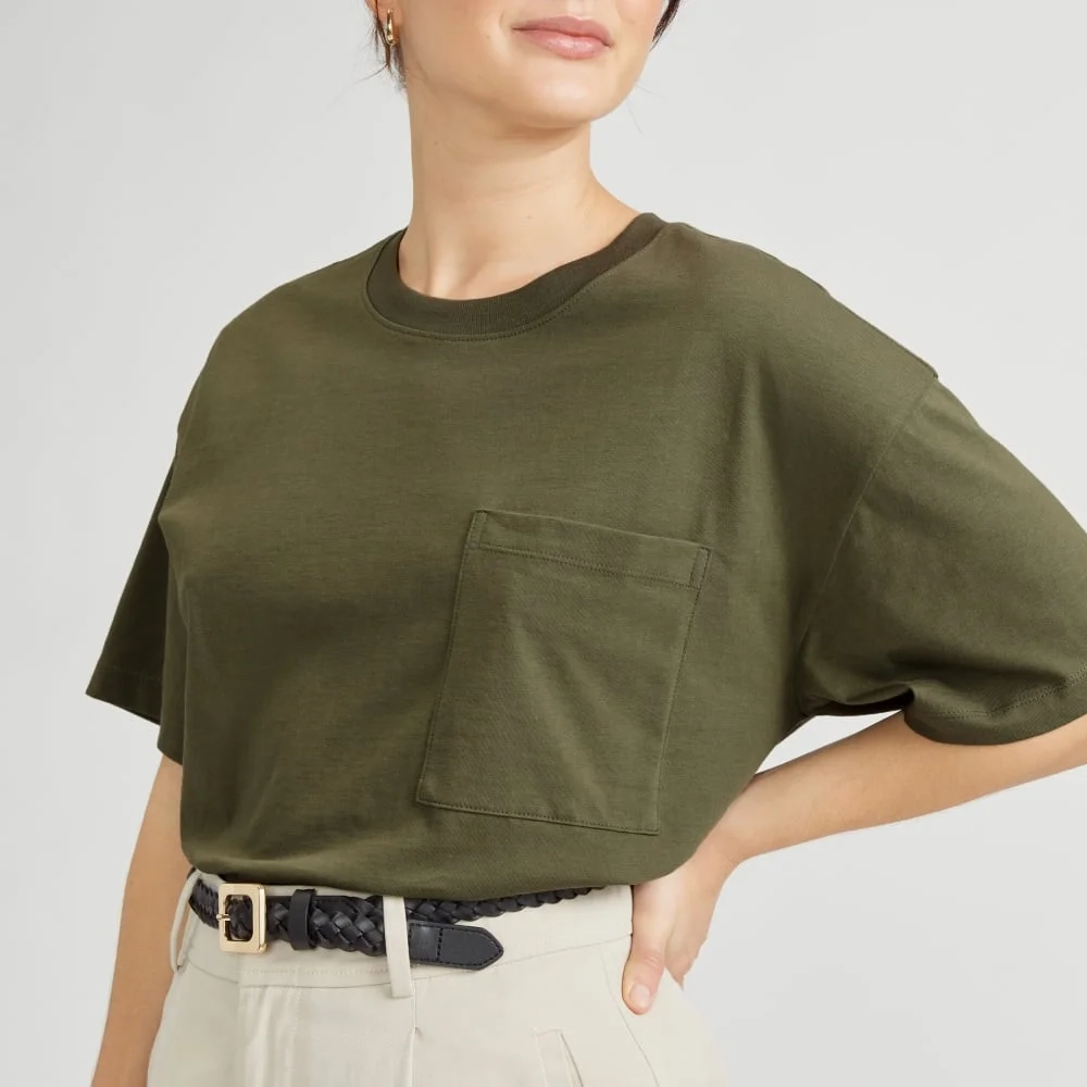 The Organic Cotton Relaxed Pocket Tee | Kalamata (3)