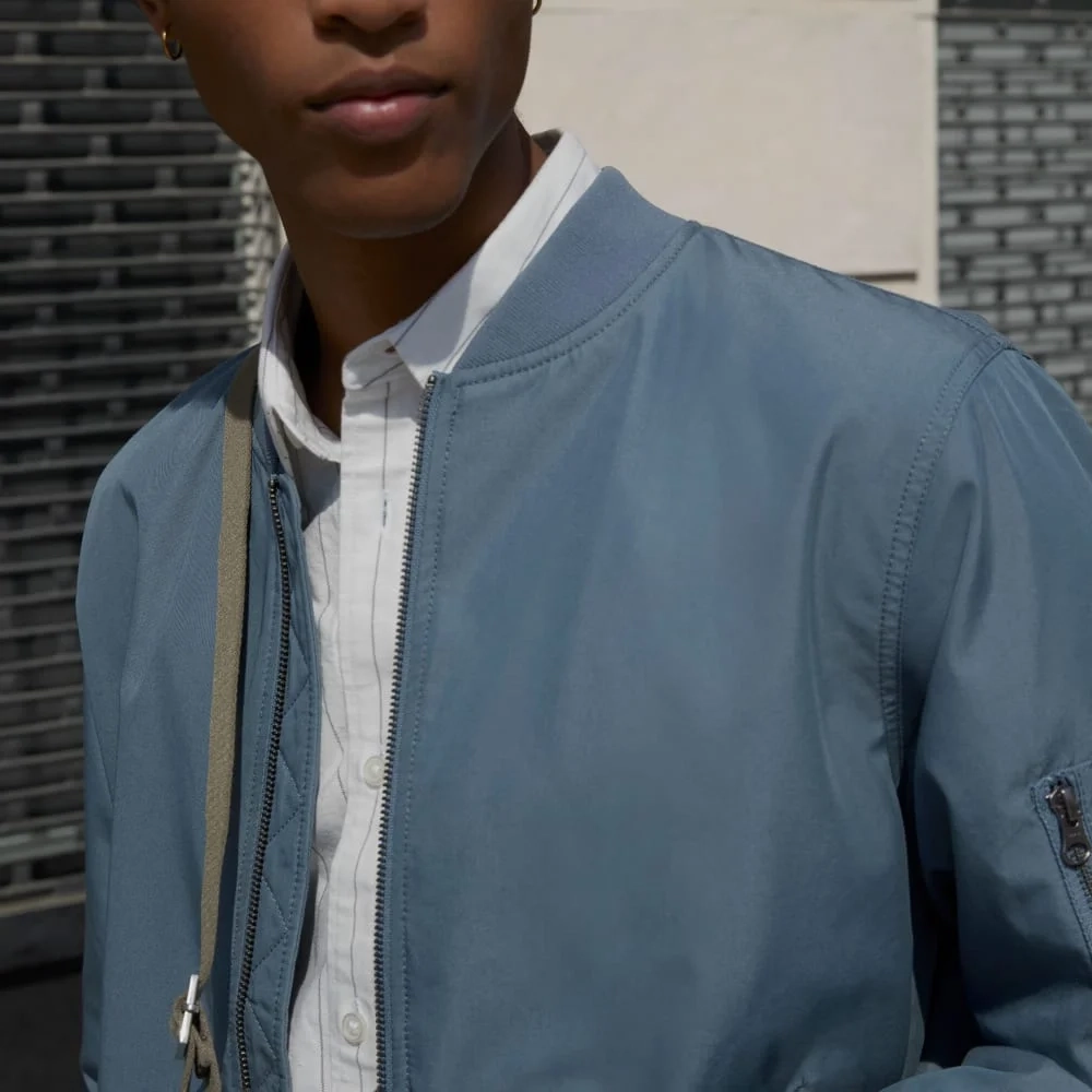 The Bomber Jacket | Uniform | Faded Blue (4)