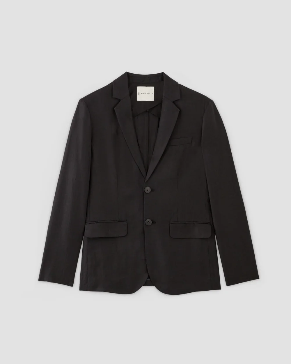 The Linen Blazer | Black (3)