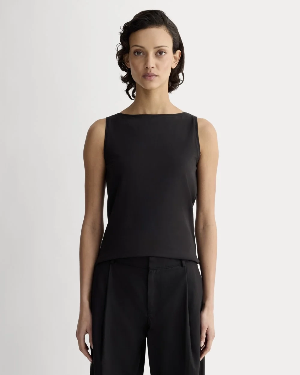 The Form Boatneck Tank | Black