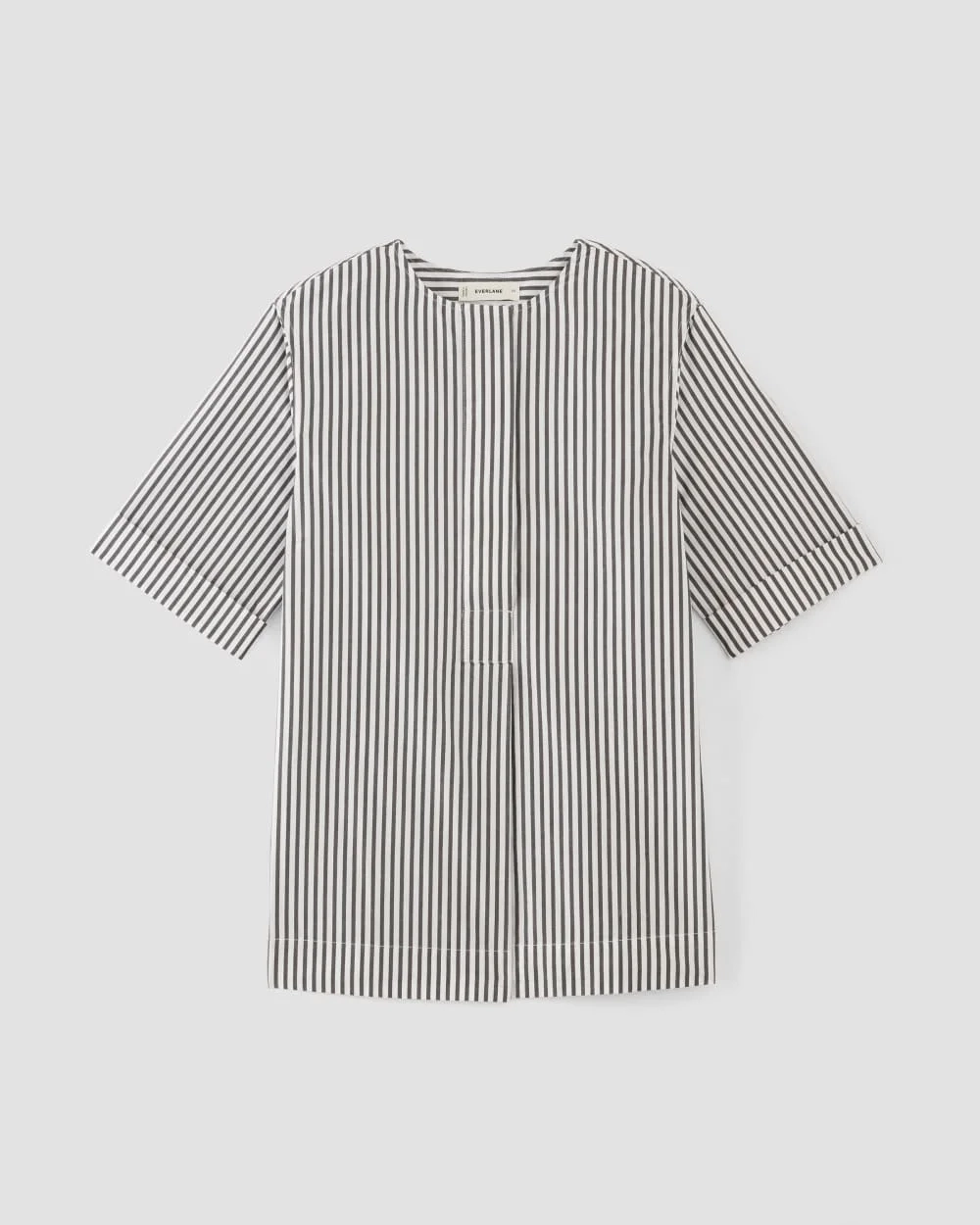 The Supima® Cotton Tunic | Optic White / Black (4)