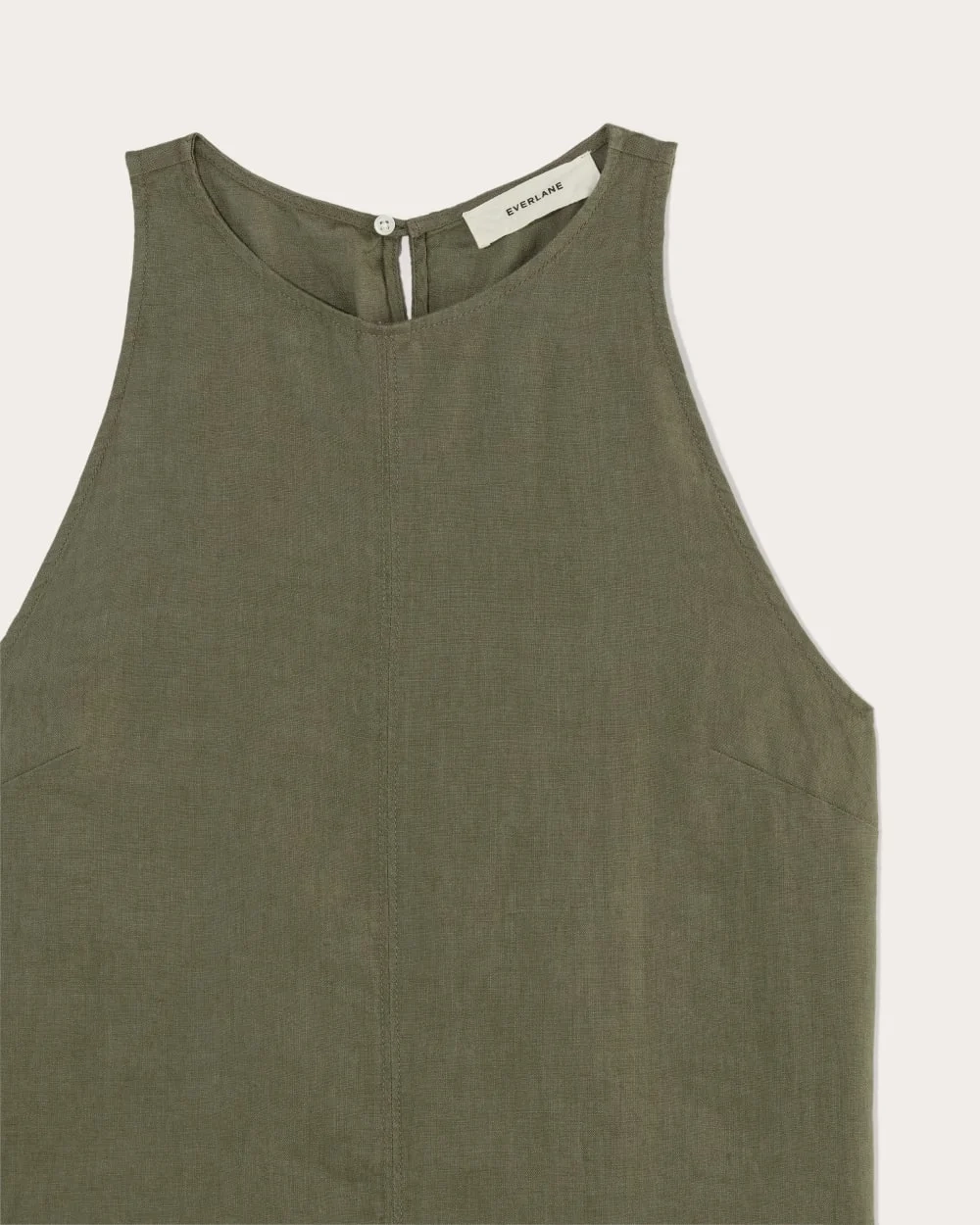 The Linen High-Neck Tank | Kalamata (2)