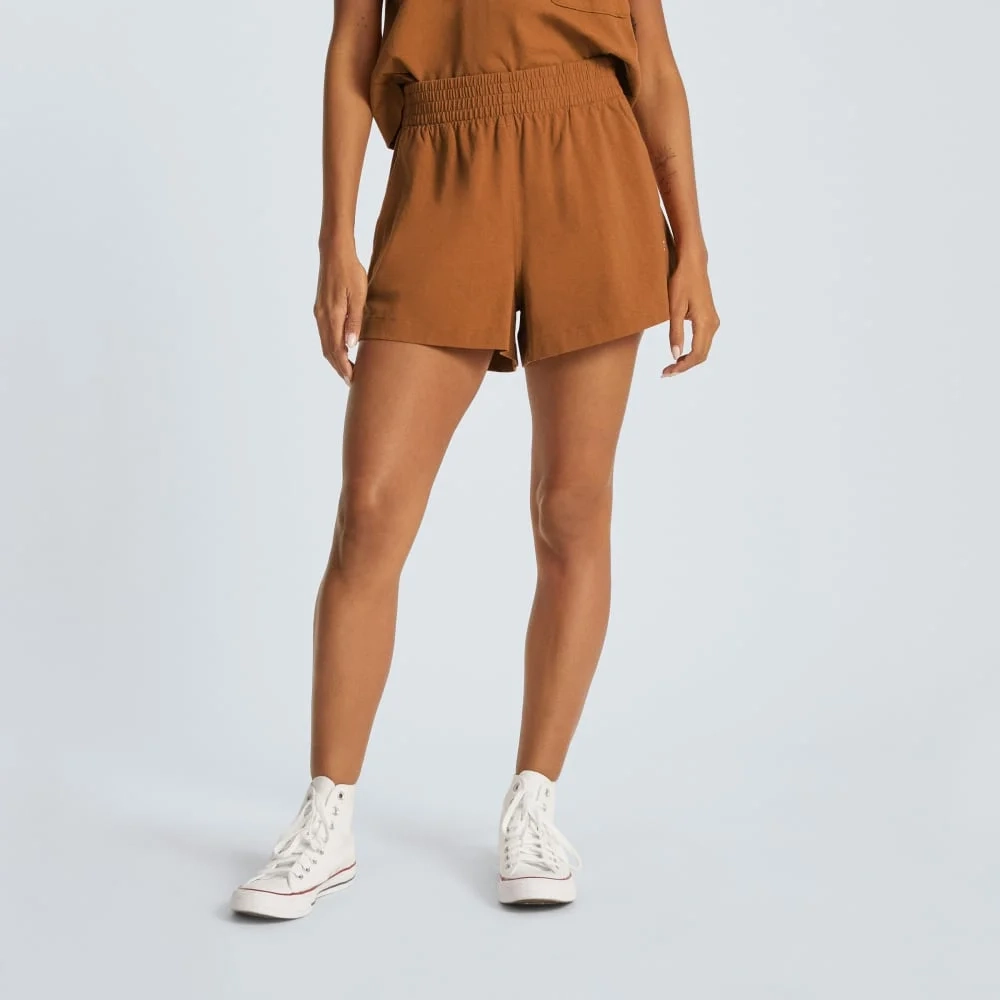 The Retro Jersey Short | Tawny Brown (4)
