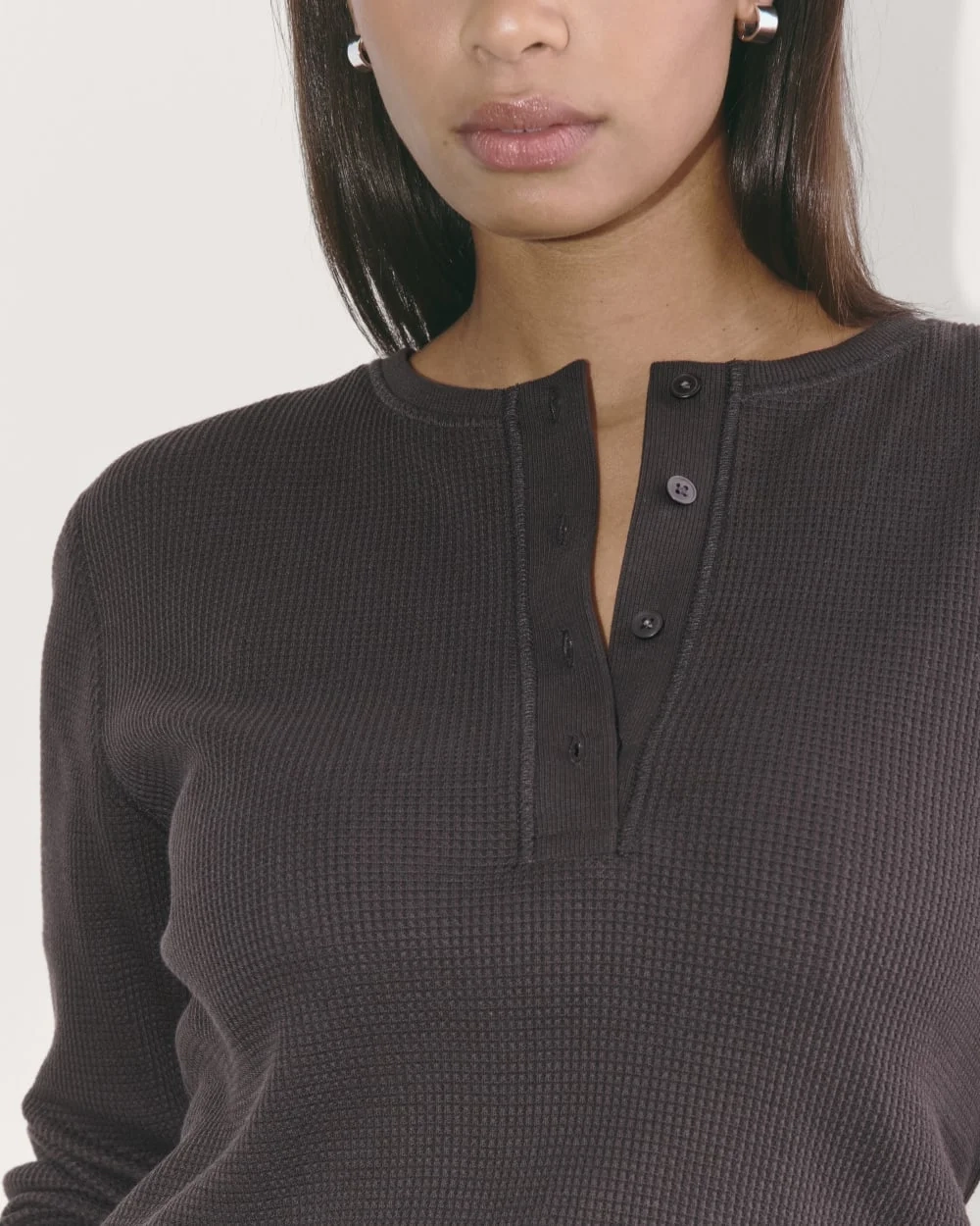 The Waffle Henley | Black (3)