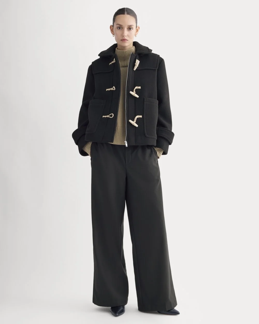The ReWool Duffle Coat | Black (4)