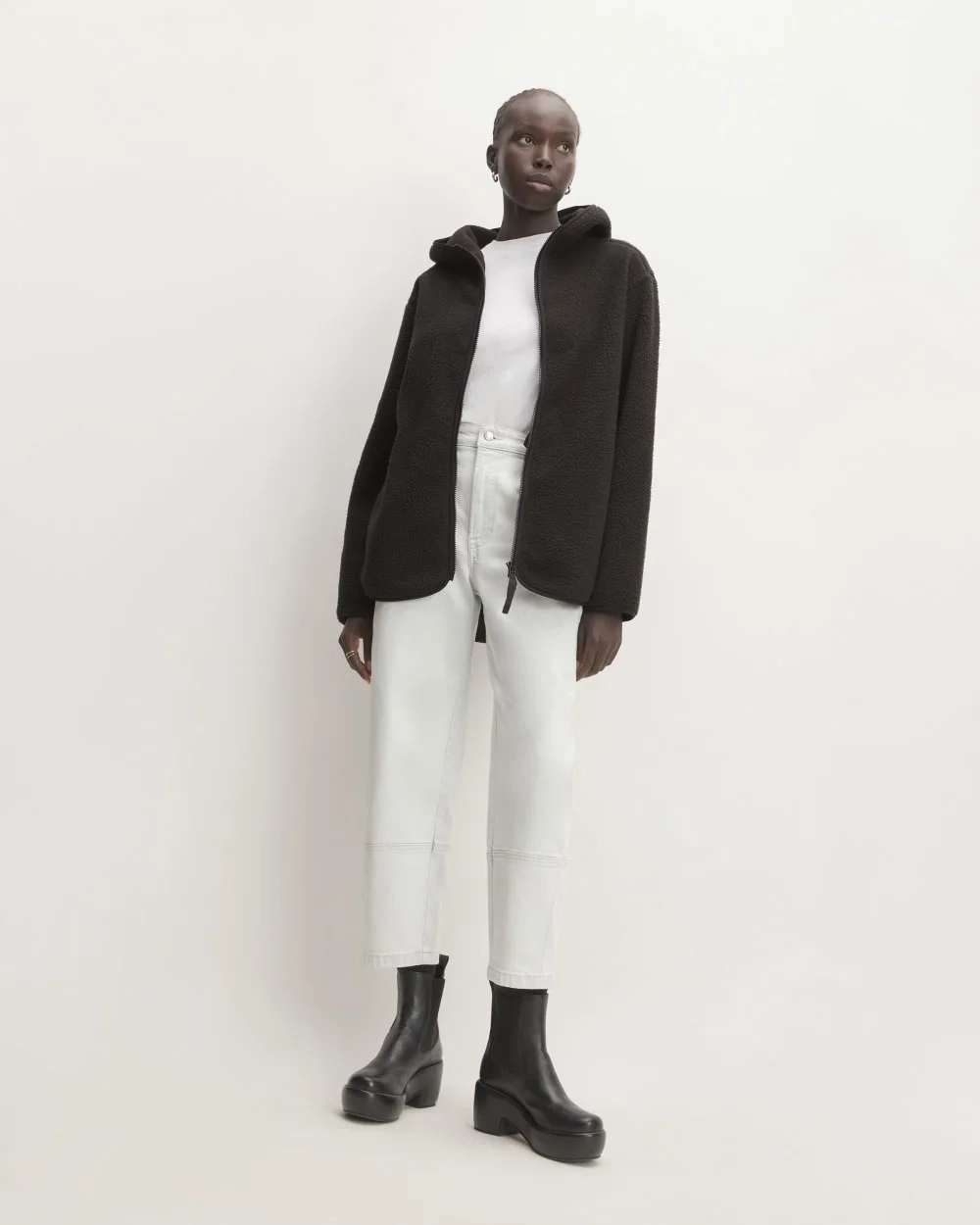 The ReNew Fleece Full-Zip Hoodie | Black (2)