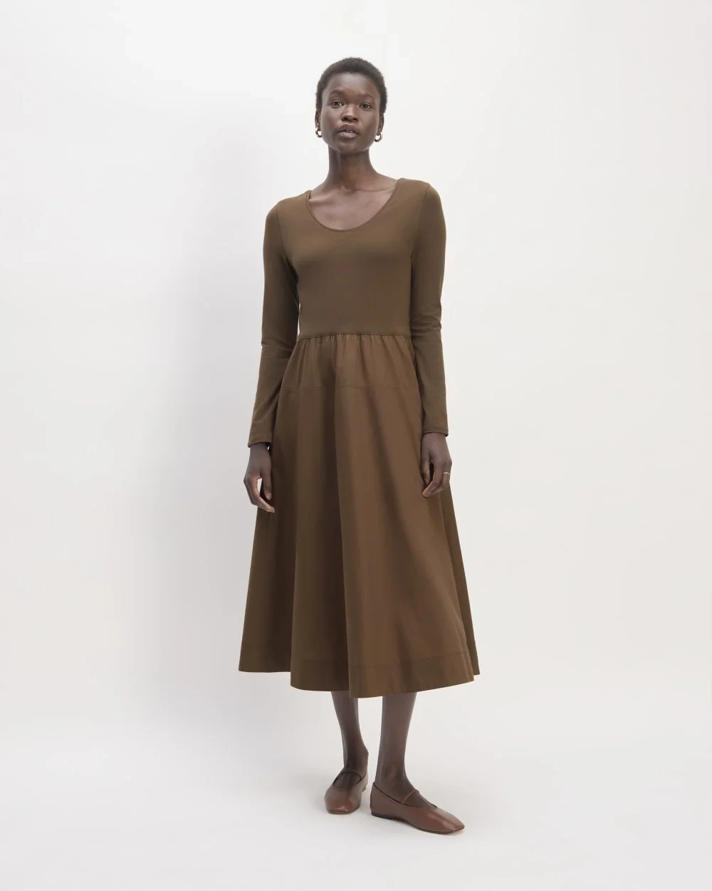 The Long-Sleeve Riviera Dress | Cocoa