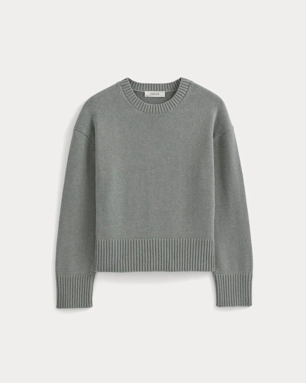 The Boxy Sweater in Everyday Cotton | Heathered Lilypad (5)