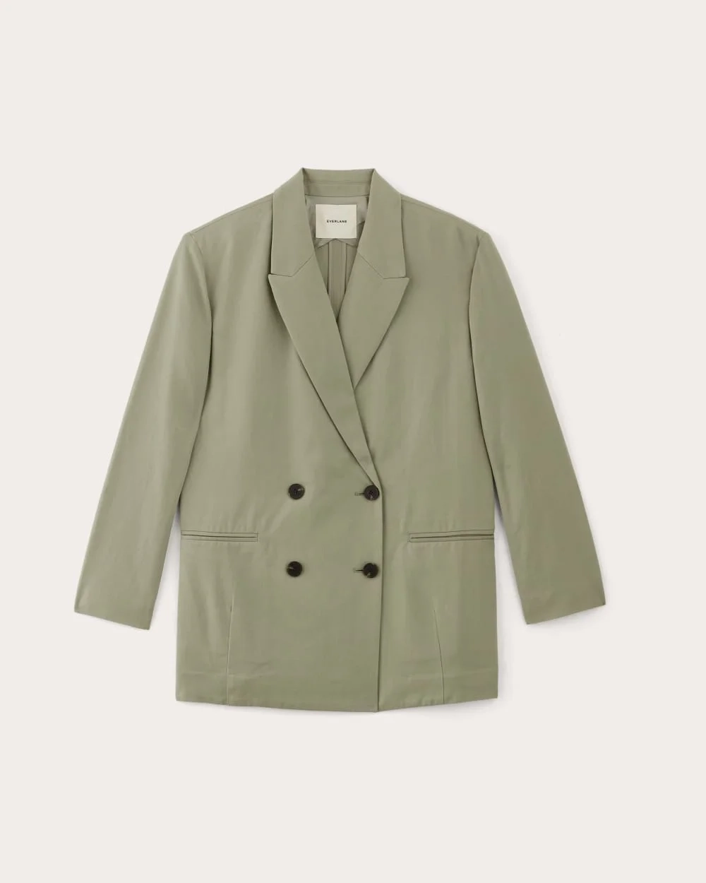 The Double-Breasted Blazer in Buttersmooth | Seagrass (5)