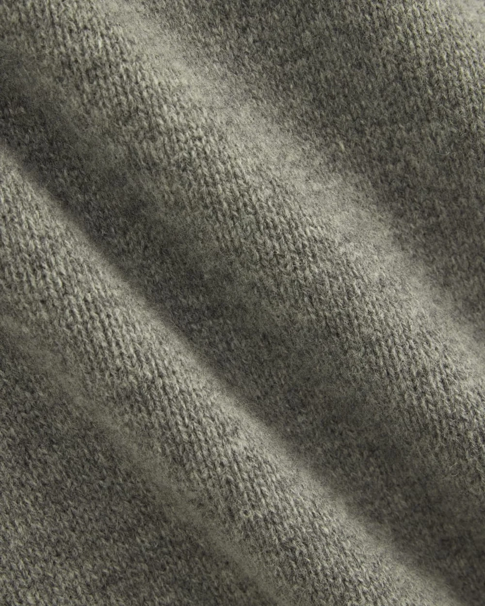 Sweater Mini Dress in Luxe Merino | Heathered Mid-Grey (3)