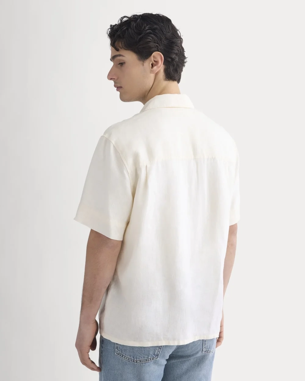 Linen Resort Shirt | Bone (2)