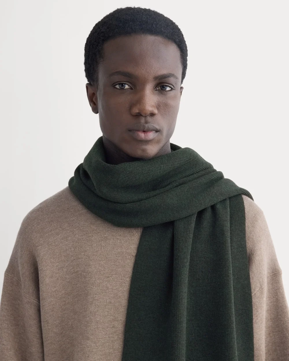 The Cabin Scarf | Heathered Dark Sea (5)