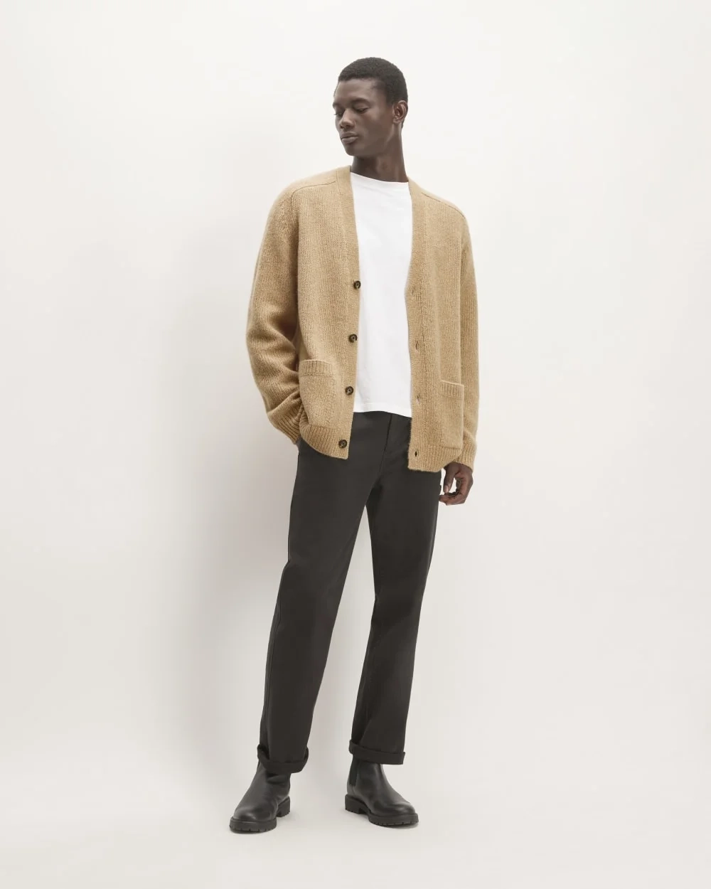 The Cloud Relaxed Cardigan | Tiger's Eye (2)