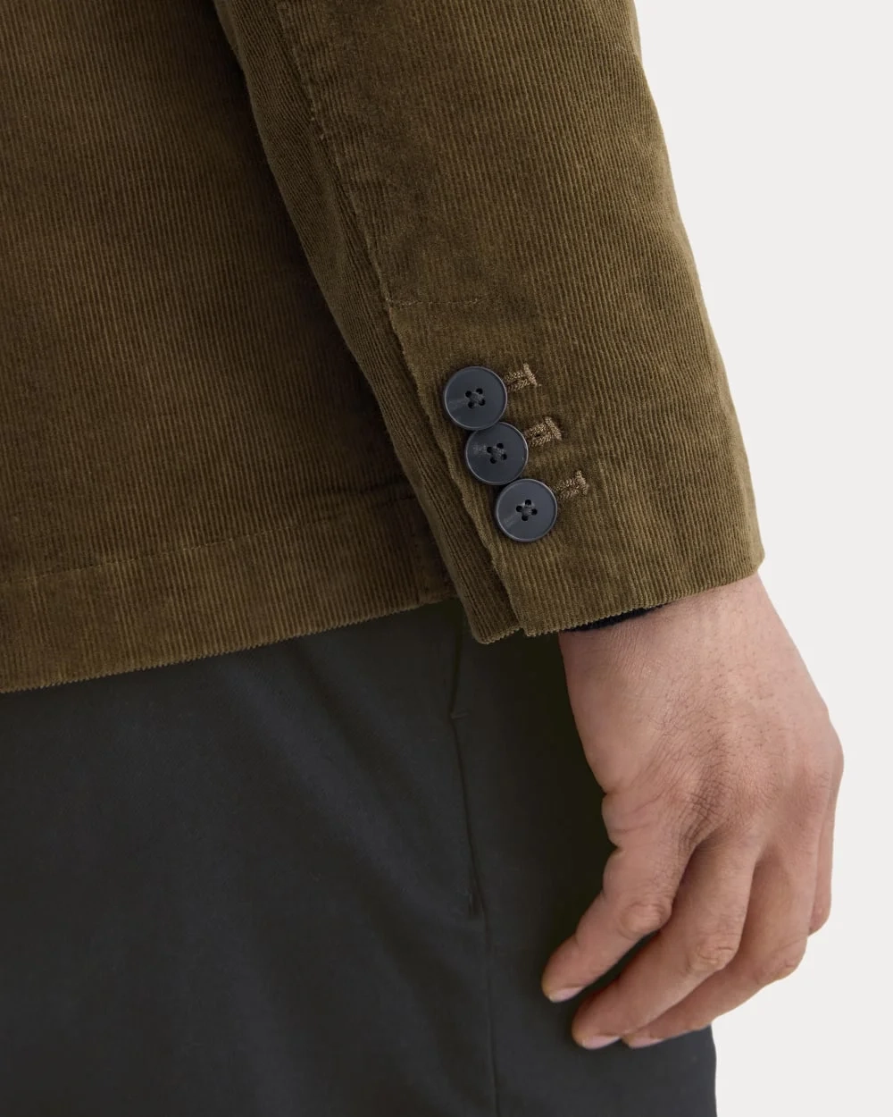 Fine Wale Corduroy Chore Blazer | Cocoa (3)