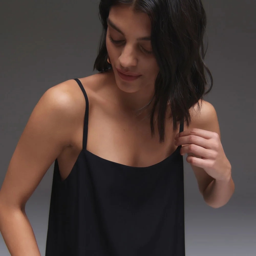 The Japanese GoWeave®  Slip Dress | Black (3)